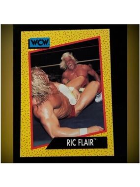 Ric Flair 1991 Impel WWE WCW Rookie RC Wrestling Card